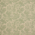 Zen Toile Linen Fabric / Green