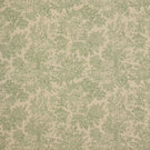 Zen Toile Linen Fabric / Green - Just Fabrics
