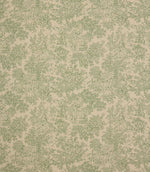 Zen Toile Linen Fabric / Green - Just Fabrics