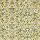 Rose Fabric / Weld / Leaf Green - Just Fabrics