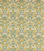 Rose Fabric / Weld / Leaf Green - Just Fabrics