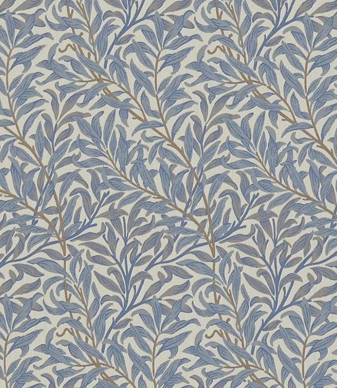Willow Boughs Weave Fabric / Mineral / Woad - Just Fabrics