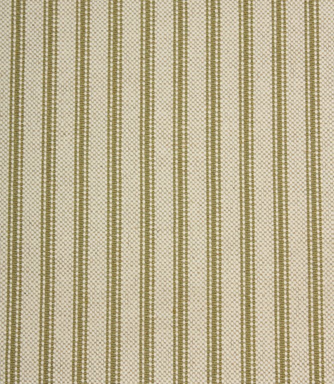 JF Linen Ticking Fabric / Sage - Just Fabrics