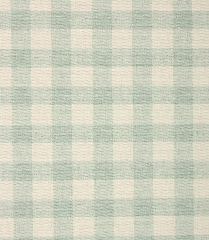 Gingham Fabric / Sky - Just Fabrics
