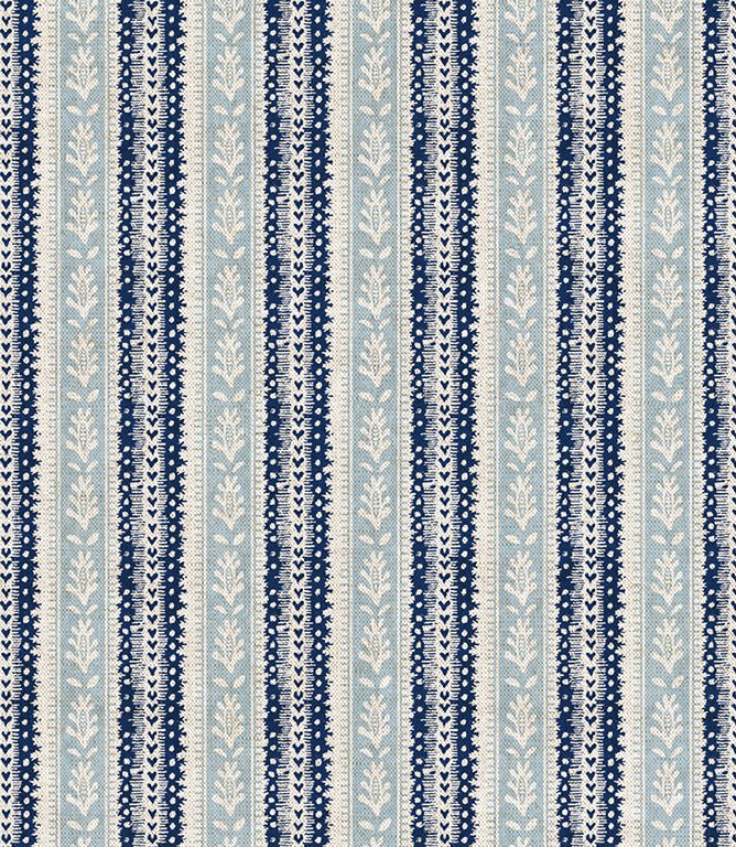 Briar Field Fabric / Indigo - Just Fabrics