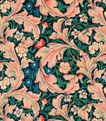 Leicester Velvet Fabric / Cosmo Pink / Indigo - Just Fabrics