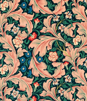 Leicester Velvet Fabric / Cosmo Pink / Indigo