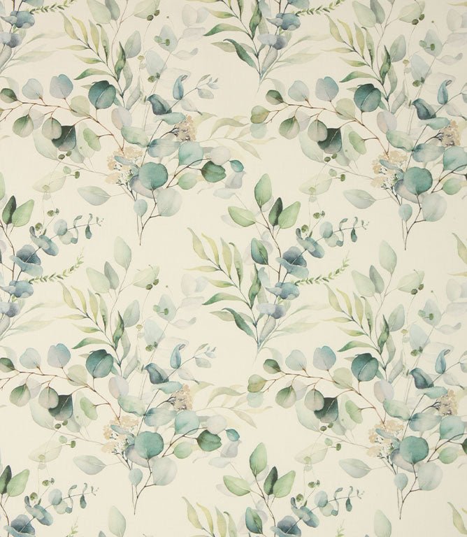 Evelyn Cotton Fabric / Greens - Just Fabrics