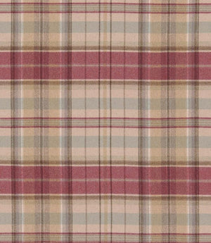 Byron Fabric / Cherry / Biscuit