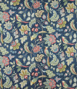 Chanterelle Fabric / Navy - Just Fabrics