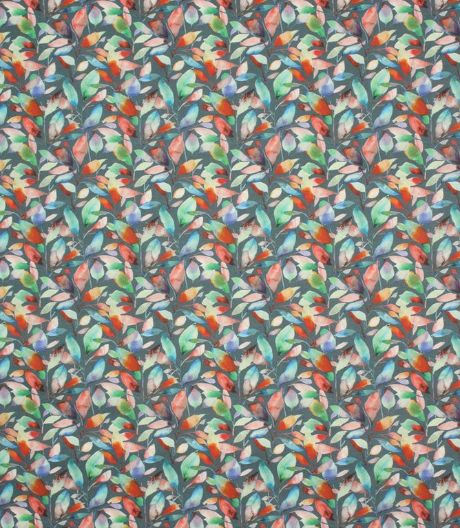 Brympton Lomond Fabric / Flame - Just Fabrics