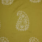 Kashmir Fabric / Lime / Ivory - Just Fabrics