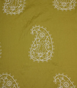 Kashmir Fabric / Lime / Ivory