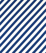 Paper Straw Stripe Fabric / Lapis - Just Fabrics
