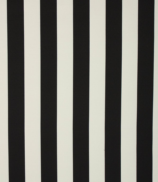 Monaco Stripe Outdoor Fabric / Noir - Just Fabrics