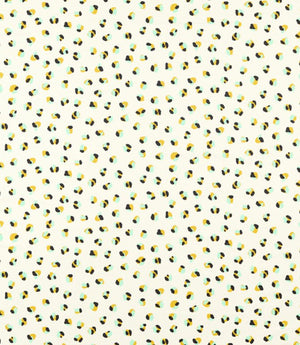Leopard Dots Fabric / Pebble / Sage