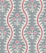 Elbury Vine Fabric / Berry - Just Fabrics