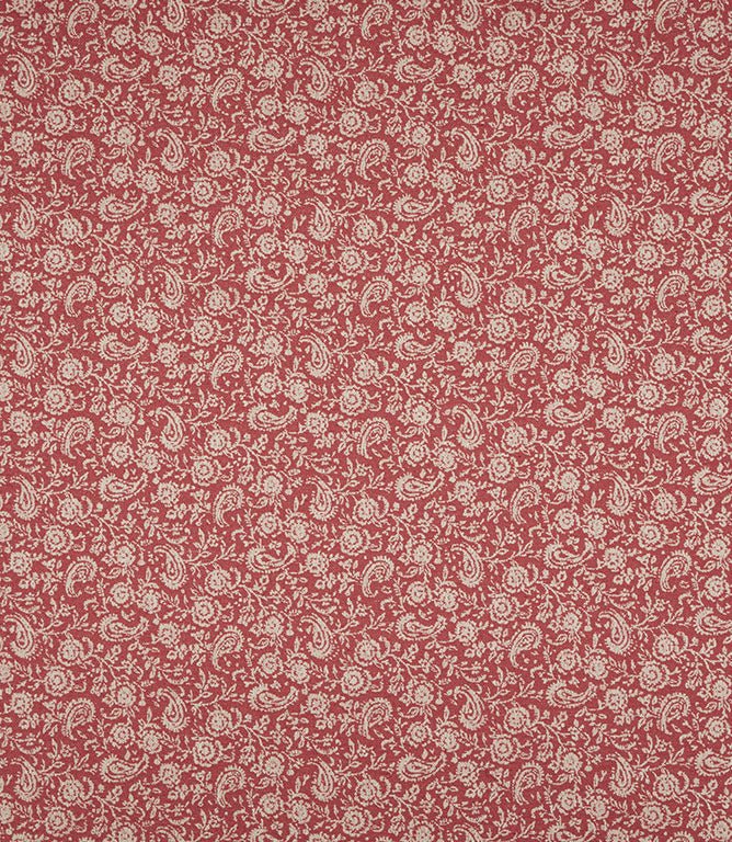 Shimla Fabric / Carmine - Just Fabrics