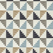 Mehari Fabric / Sky / Maize / Charcoal - Just Fabrics