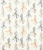 Tillandsia Fabric / Amber / Slate - Just Fabrics