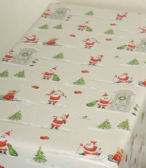Festive Scene PVC Fabric / Multi