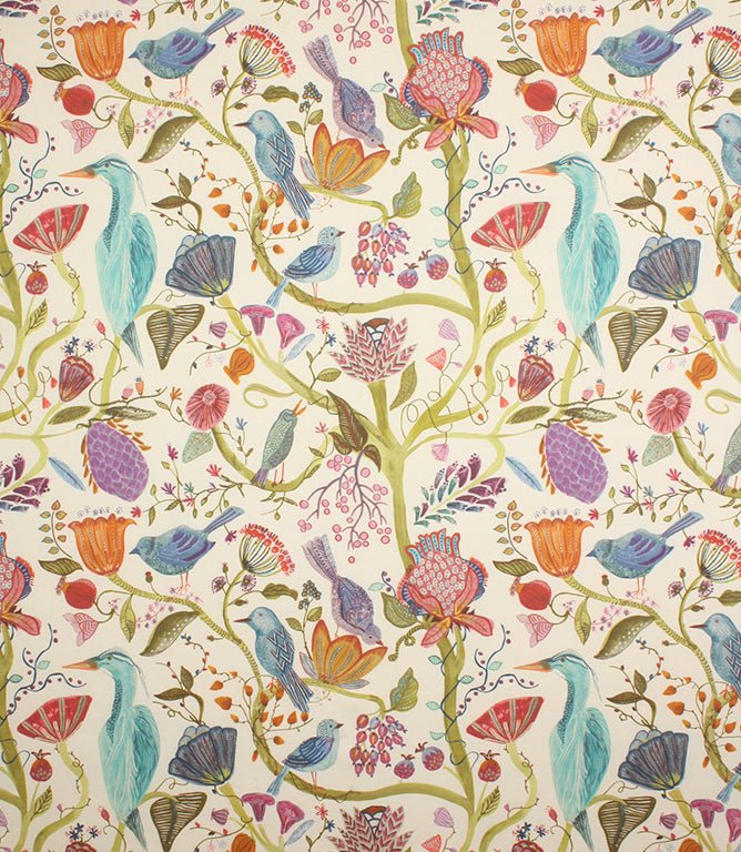 Lindu Fabric / Summer Ecru - Just Fabrics