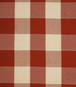 Aldsworth Chunky Check Fabric / Terracotta - Just Fabrics