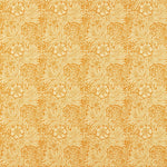 Marigold Fabric / Cream / Orange - Just Fabrics