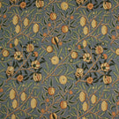 Pomegranate Tapestry Fabric / Blue - Just Fabrics