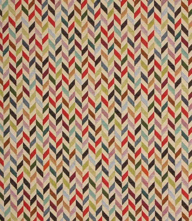 Chevron Tapestry Fabric / Multi - Just Fabrics
