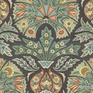 Arabesque FR Fabric / Charcoal - Just Fabrics