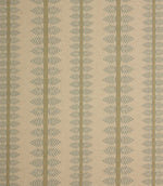 Bella Stripe Fabric / Steel Blue & Green - Just Fabrics