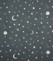 Moon Stars Fabric / Midnight - Just Fabrics