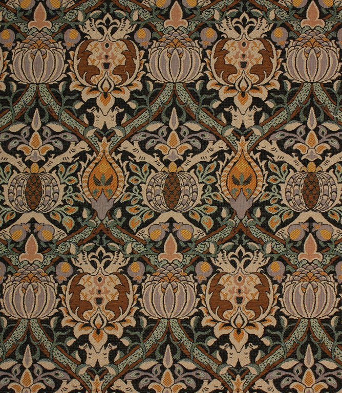 Granada Tapestry Fabric / Allium - Just Fabrics
