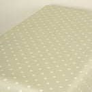 Full Stop Matt PVC Fabric / Willow - Just Fabrics