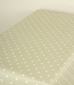 Full Stop Matt PVC Fabric / Willow - Just Fabrics