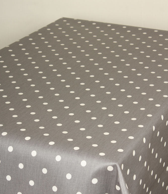 Full Stop Matt PVC Fabric / Slate - Just Fabrics