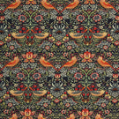 Strawberry Thief Minor Fabric / Navy - Just Fabrics