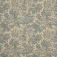 Zen Toile Linen Fabric / Marine
