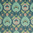 Folk Floral Velvet Fabric / Royal