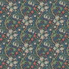 Golden Lily Oilcloth Fabric / Jewel - Just Fabrics