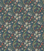 Golden Lily Oilcloth Fabric / Jewel - Just Fabrics