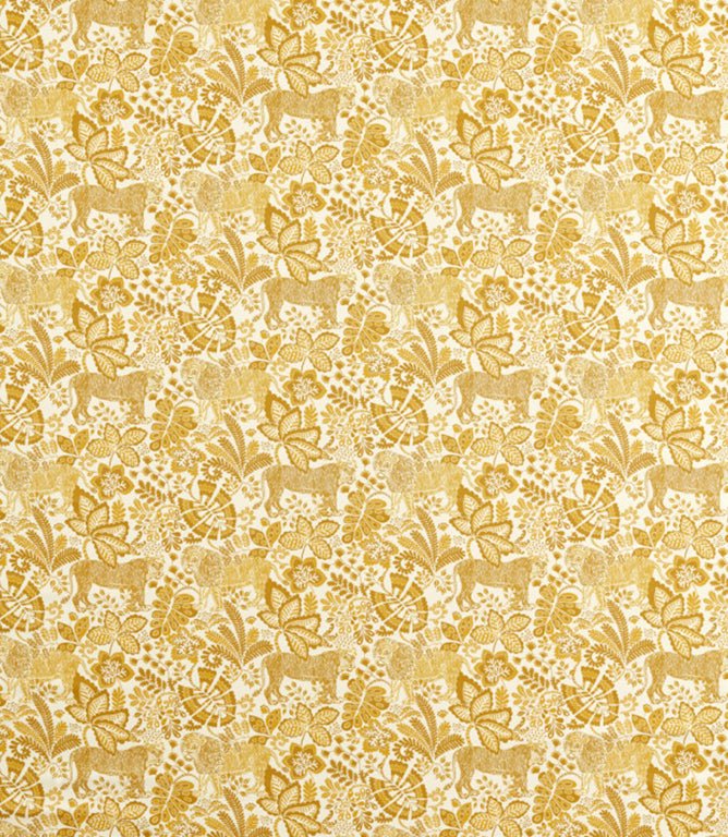 Rumble In The Jungle Fabric / Pebble / Chai - Just Fabrics