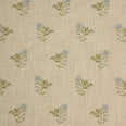 Meadow Blossom Fabric / Steel Blue / Sage Green