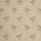 Meadow Blossom Fabric / Steel Blue / Sage Green - Just Fabrics