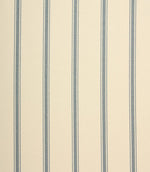 St Agnes Wide Stripe Fabric / Blue - Just Fabrics