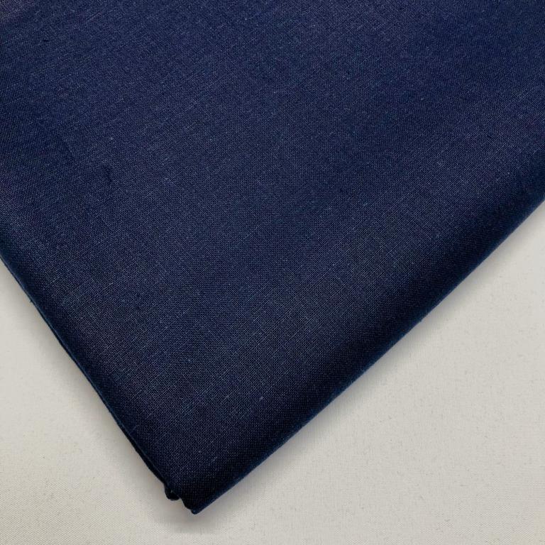 Craft Plain Fabric / Navy - Just Fabrics