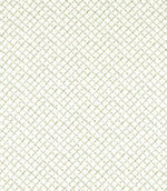 Daisy Trellis Fabric / Emerald / Pearl - Just Fabrics