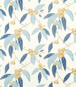 Coppice Fabric / Saffron / Cobalt - Just Fabrics