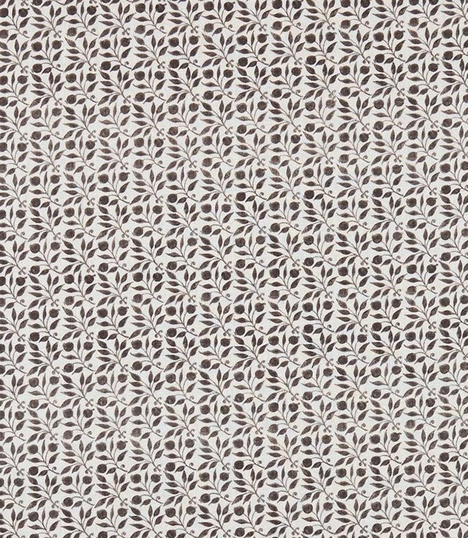 Rosehip Fabric / Black / Ecru - Just Fabrics